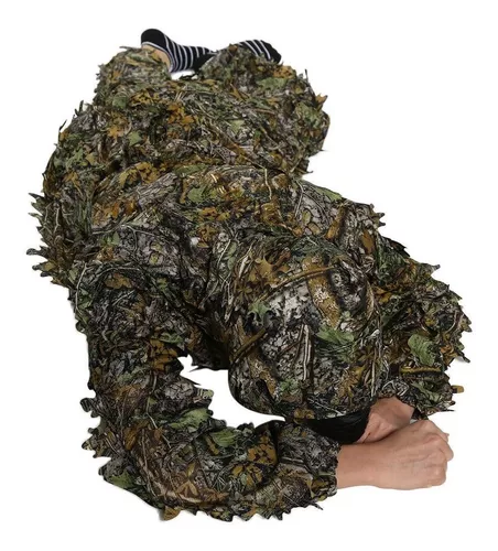 Roupa Camuflada Ghillie Sniper 3d ( Calça + Jaqueta) Gg E Xg