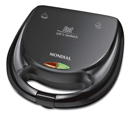 Sanduicheira Fast Grill e Sandwich Mondial 750W - S-12