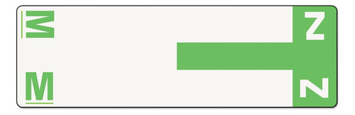 Etiqueta Codificada Por Colores Alphaz Ncc, M&z, Hoja D...