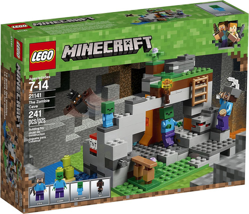 La Cueva Zombie Juego De Constructucaron Lego Minecraft 2114