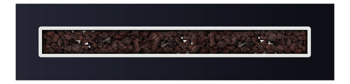 Lareira A Gás Fire Pit De Jardim Afrodite 150cm Preto
