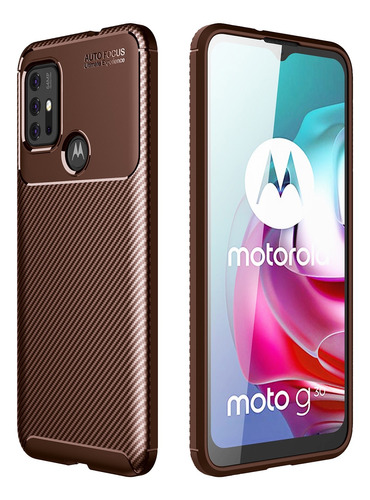 Para: Motorola Moto G30 / Carbono Accesorio Carcasa