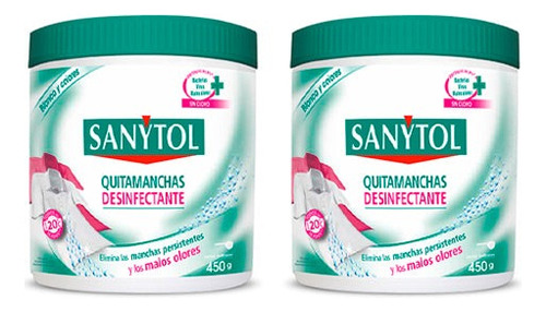 Sanytol Quitamanchas Desinfectante Ropa Color 2 X 450 Gr