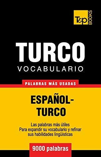 Libro : Vocabulario Español-turco - 9000 Palabras Mas _n