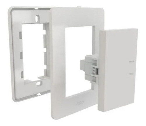 Imagen 3 de 9 de Combo Llave Luz Eleccion Jeluz Mito Blanco O Negro Pack X20