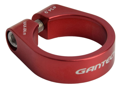 Abraçadeira De Canote Gantech 34,9mm-alumínio-cores Cor Vermelho