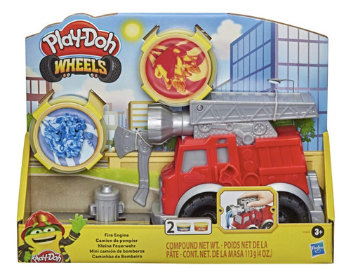 Play Doh Camion De Bomberos +3años Con 2 Masas Y Juguete