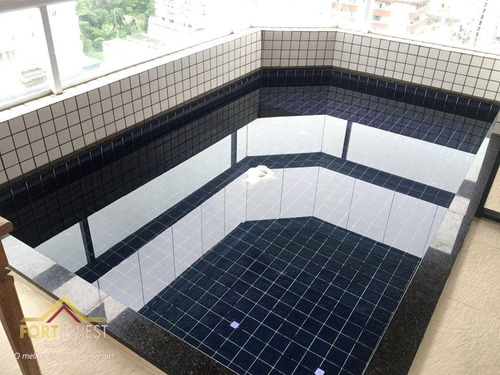Imagem 19 de 30 de Apartamento Com 4 Dormitórios Porteira Fechada À Venda, 205 M² Por R$ 1.950.000 - Canto Do Forte - Praia Grande/sp - Ap3998