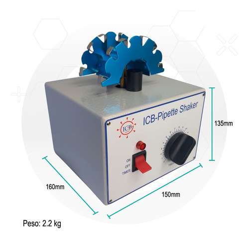 Agitador De 6 Pipetas Tipo Thomas Para Hematología. 2500rpm