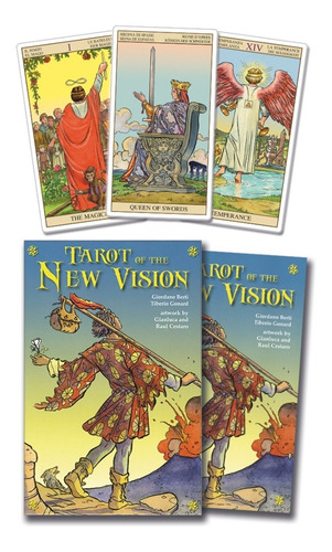 Imagen 2 de 7 de Tarot Nueva Vision Kit Ingles - Libro + Cartas - Lo Scarabeo