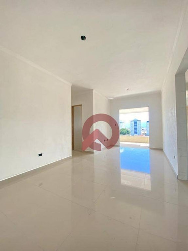 Imagem 3 de 14 de Apartamento Com 2 Dormitórios À Venda, 65 M² Por R$ 300.000,00 - Canto Do Forte - Praia Grande/sp - Ap3443