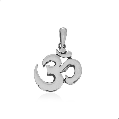 Imagem 1 de 4 de Pingente Mantra Om Ouro 18k Maciço. Fp - 33000701