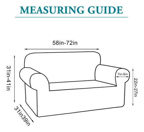 1 Funda De Muebles Sofá De 2 Cojines Sofá Textura De ...