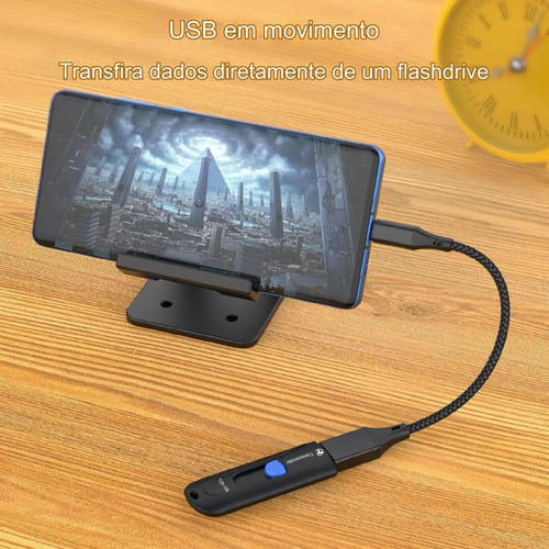 2 Cabo Adaptador Usb-c 3.0 P/ Usb 3.0 Otg Conector Pendrive