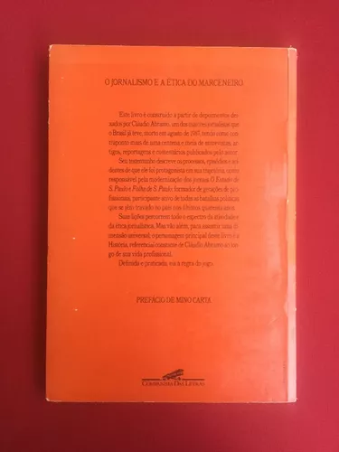 A regra do jogo - Cláudio Abramo - Grupo Companhia das Letras