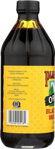Melaza De Caña Blackstrap Molasses Unsulphured Miel Negra