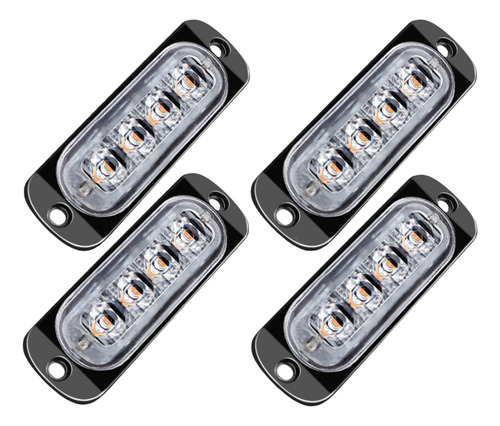 Kit 24 Strobo Automotivo Led Viatura Caminhão Branco Amarelo