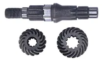 Comprar Kit Eixo Coroa Pinhão Da Transmissão Ponteira Roçadeira 26cc