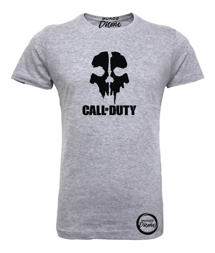 Polera De Hombre Manga Corta Call Of Duty Ghosts