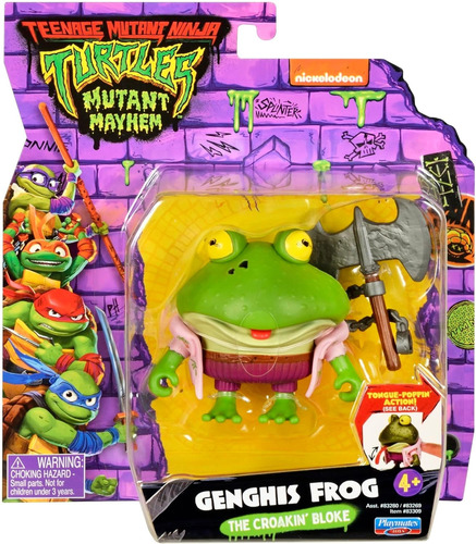 Tortugas Ninja Turtles Mutant Mayhen Genghis Frog