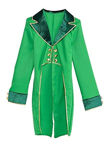 Disfraces Green Leprechaun Tailcoat Para Adultos