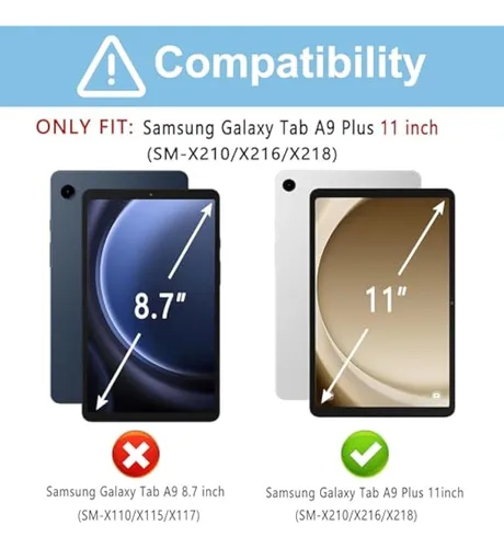Funda De Teclado Para Samsung Galaxy Tab A9 Plus