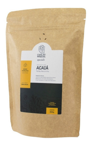 Imagem 3 de 3 de Café Do Mestre Specials Acaía Talhão Ranchinho 250g Em Grãos