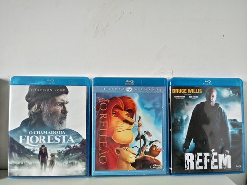 Lote Blu Ray O Chamado Da Floresta O Rei Leão E Refém