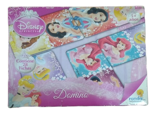 Juego Domino Ronda Princesa Disney 28 Piezas