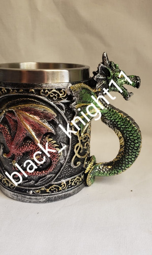 Taza Tarro Dragones Game Of Thrones Medieval Espadas