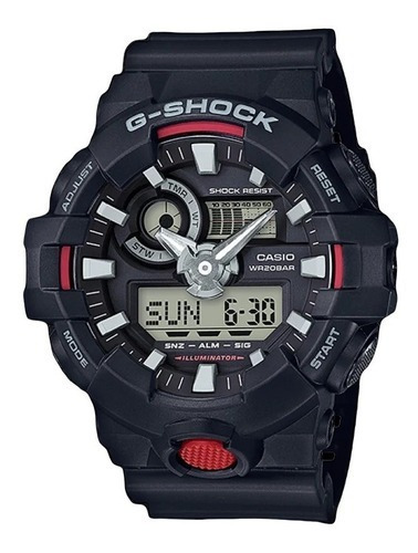 Reloj Casio G-shock GA-700-1A Hombre Crono Analogo Digital 200m