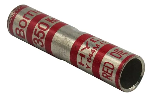 Conector Tubular # 350mcm Rojo