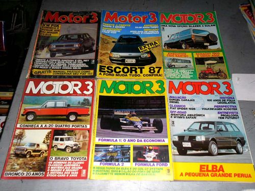 Coleção Completa Revista Motor 3 - 83 Edições Oferta !!!!