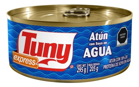 Atún Tuny En Agua Latas 295g 6 Piezas Pack