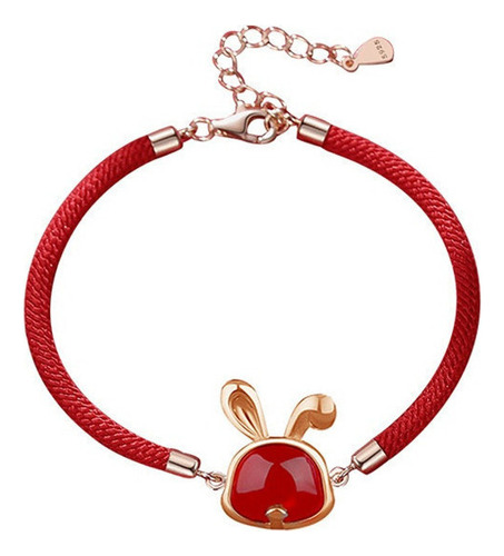 Pulsera De La Suerte Del Conejo Del Zodíaco Chino