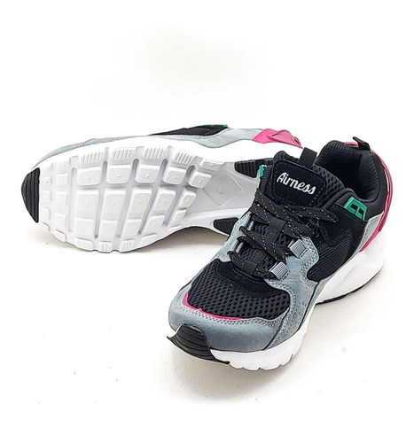Imagen 4 de 4 de Zapatillas Mujer Deportivas Sneakers Moda Urbana Air 1782