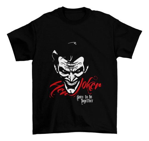 Playeras Halloween Parejas Joker Harley Quinn Guasón Marvel