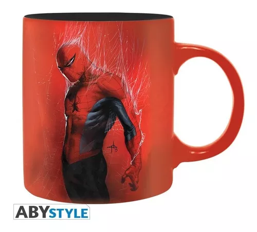 Taza roja Spiderman