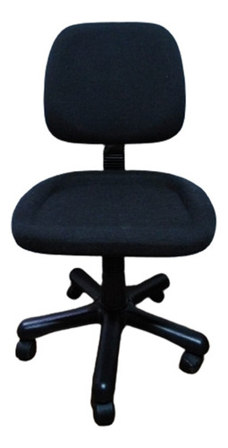 Silla De Escritorio Resistente Giratoria En Negro Ergonomica