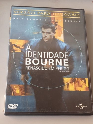 Dvd A Identidade Bourne Renascido Em Perigo Jason Bourne