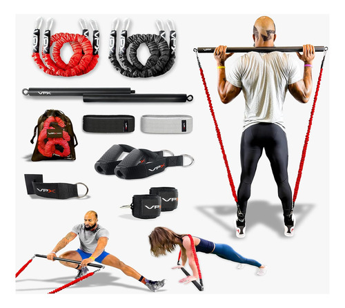 Vpx Pro Fitness Home Gym 3.0 | Accesorios De 14 Piezas | Sis