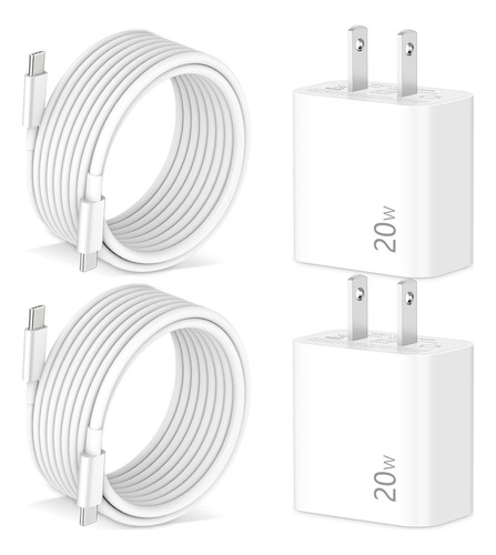 Cargador Rápido Pixel 8/7/6/5/4/3, 2pack 20w Bloque De...