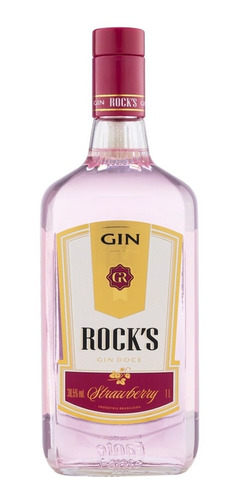 Gin Rock's Strawberry 1l Gim Original + Nf + Ipi