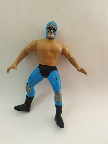 Luchador Bootleg Clásico Máscara Azul Gafas Negras (Usado)