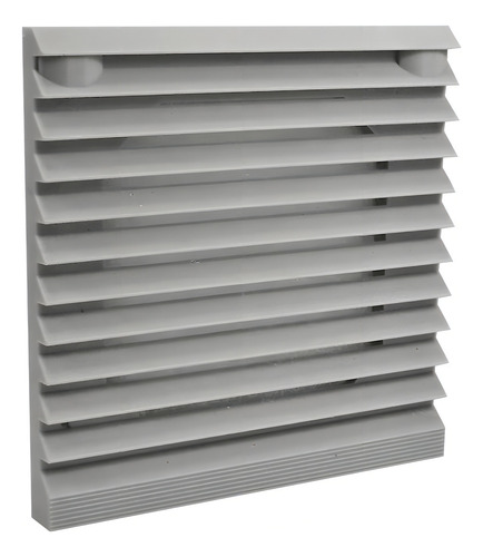 Veneziana Com Filtro Para Ventilador 15x15cm Cor da estrutura Cinza