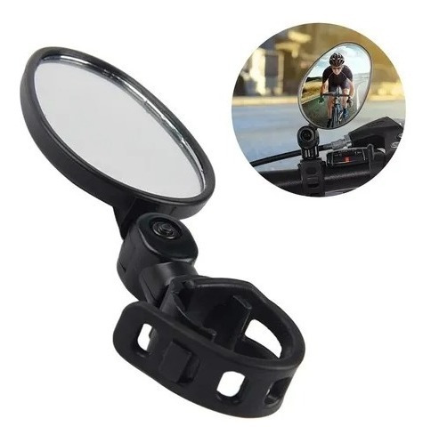 Imagen 3 de 8 de Espejo Retrovisor Para Bicicleta Manubrio Seguridad Ciclismo