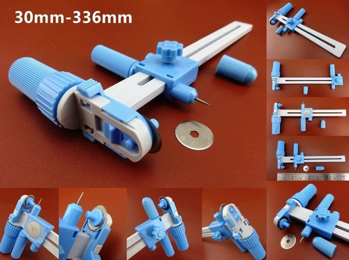 Cortador Círculo Rotativo Tela Vinilo Papel Piel Cuero Y Más