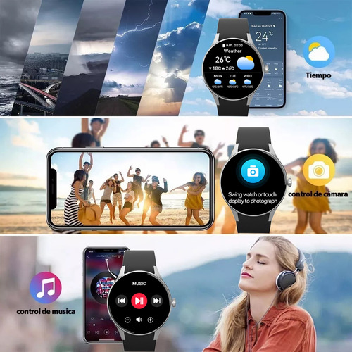 Amoled Smart Watch Hombre Contestar Llamadas Deportivo 466*466 Reloj Inteligente Mujer Redondo 46mm