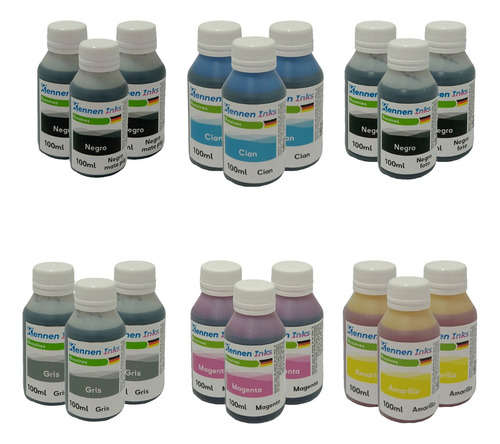 Tinta Kennen Inks Para Hp T610 T790 T1120 Combo 6x300ml