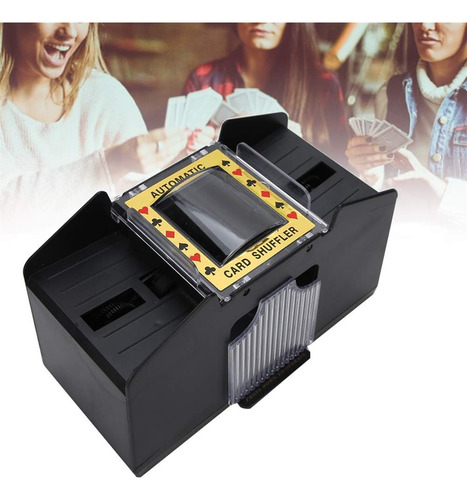 Barajadora Automática De Cartas De 4 Mazos, Barajadora